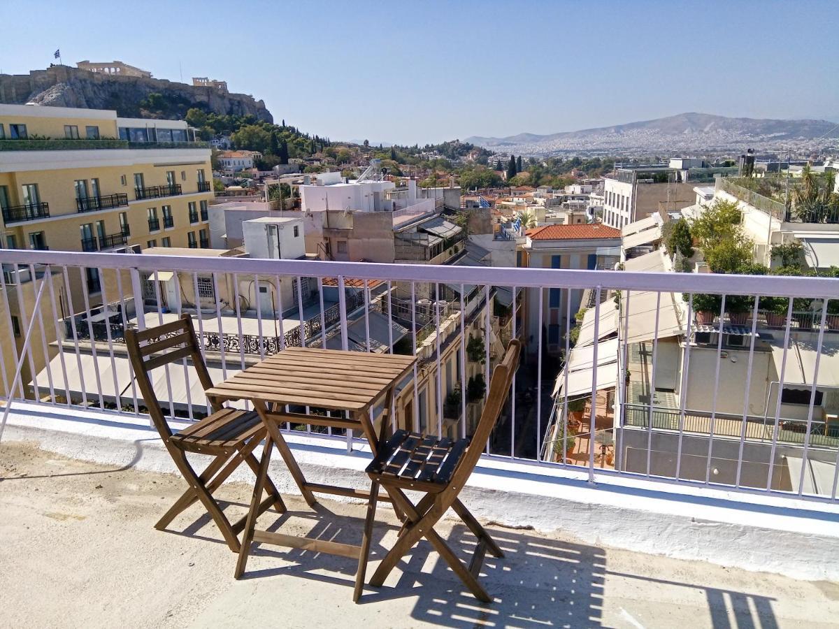 Unique Location With Rooftop View Athen Eksteriør bilde